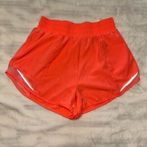Women's Red Athletic Shorts